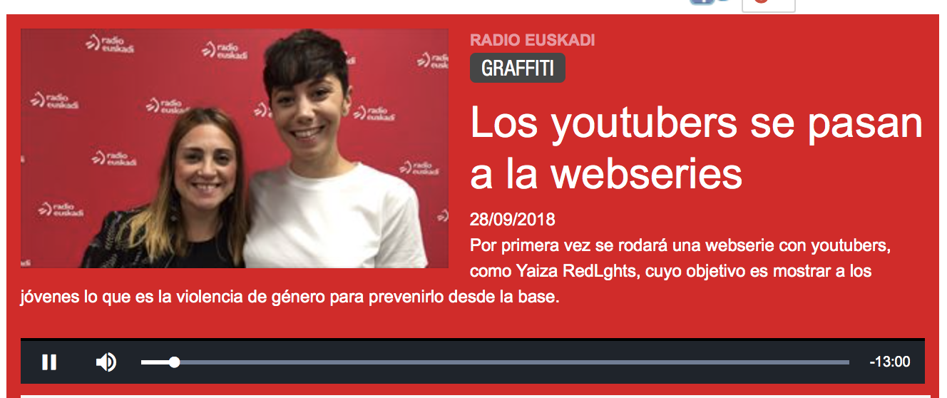 Zirimiri y Yaiza Redlights en Radio Euskadi